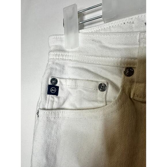 AG Adriano Goldschmied The Tellis Modern Slim Jeans 30x29 in White Stretch Denim - Picture 5 of 13